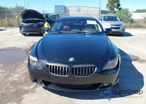 2005 BMW 645Ci z USA, uszkodzony, nr VIN WBAEH73495B216198